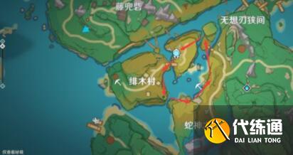 原神2.2稻妻城伐木路线选择攻略