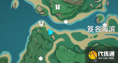 原神鹤观雕像位置坐标