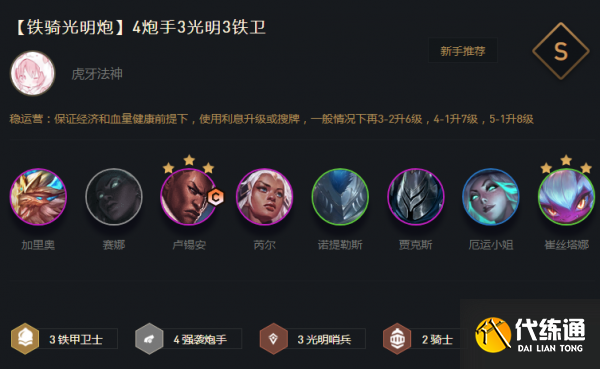 云頂之弈S6最新陣容推薦 云頂之弈S6最新陣容搭配