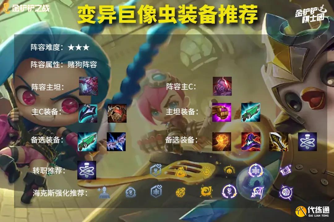 《云顶之弈》S6赛季变异巨像阵容玩法推荐