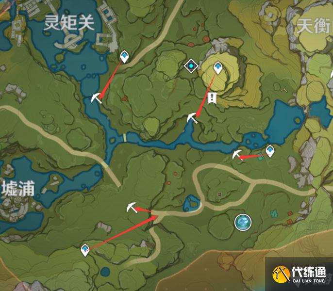 《原神手游》2.2璃月水晶矿分享 2.2璃月采矿位置介绍