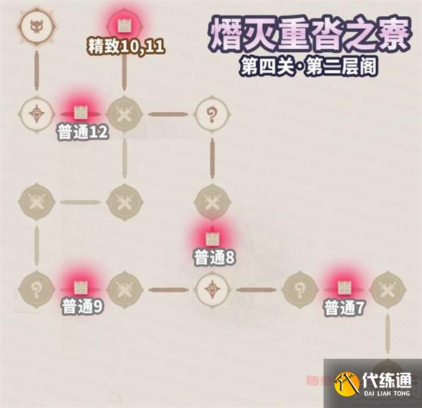 原神熸灭重沓之寮宝箱位置大全 谜境悬兵第四关攻略