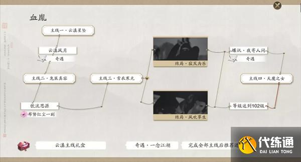 天涯明月刀手游血胤主线攻略 血胤全结局图文攻略[多图]图片1