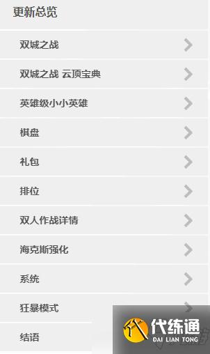 《云顶之弈》11.22S6版本更新内容一览