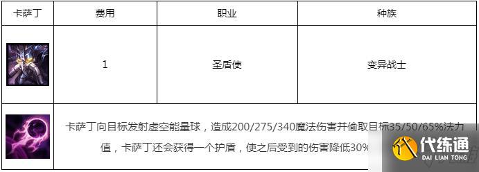 云顶之弈S6卡萨丁最强出装阵容推荐 S6卡萨丁如何搭配