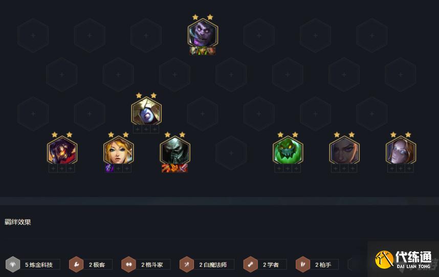 《云頂之弈》S6煉金白學槍陣容怎么玩