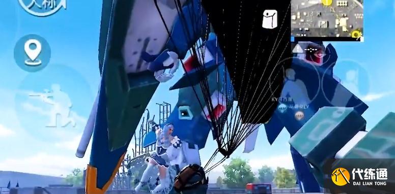 《和平精英》高达残骸及宝箱位置