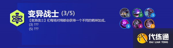 《云顶之弈》S6变异战士阵容搭配介绍