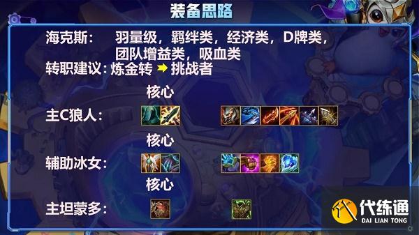 金铲铲之战炼金狼人装备 金铲铲之战炼金狼人装备