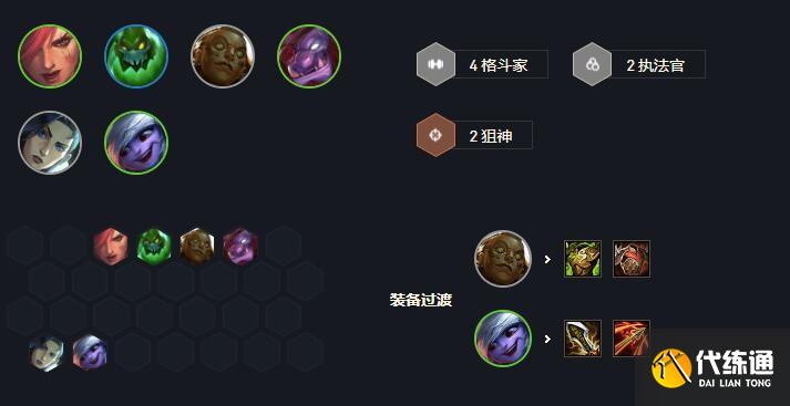 《云頂之弈》S6賽季4格斗陣容玩法思路分享