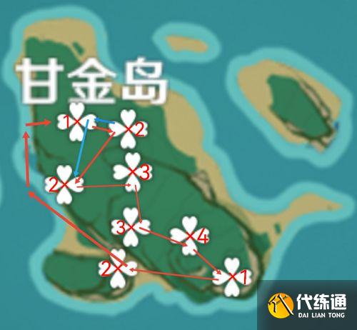 原神梦见木甘金岛砍伐点 原神梦见木甘金岛砍伐点