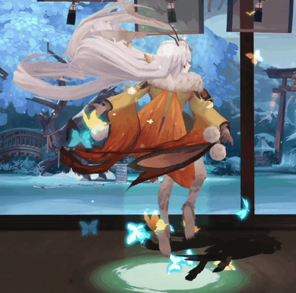 《阴阳师》虫师皮肤暮色蝶舞虫立绘建模特效分享