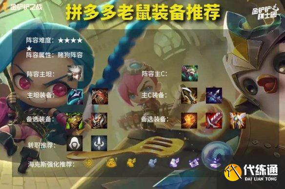 《云頂之弈手游》拼多多老鼠陣容推薦 S6賭老鼠出裝站位搭配攻略