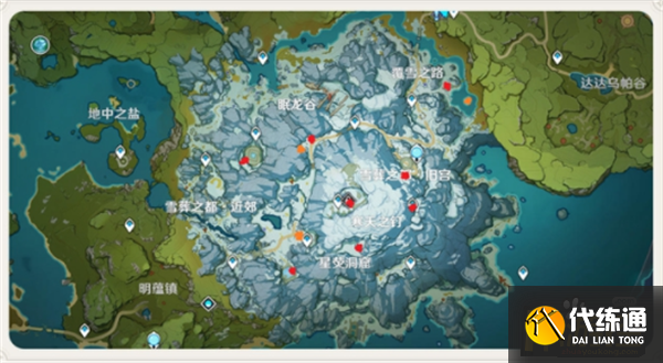 原神2.3雪山八个石碑位置大全1.png 原神2.3雪山八个石碑位置大全1.png