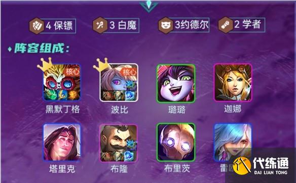 《云顶之弈》S6赛季保镖学者大头阵容玩法思路