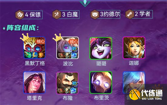 云顶之弈保镖白学大头阵容搭配 保镖白学大头阵容装备推荐