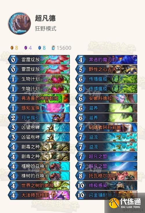 炉石传说奥特兰克的决裂版本狂野模式高胜率卡组推荐[多图]图片5