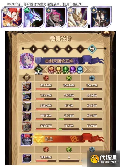 《剑与远征》诅咒梦境第七期荒火BOSS阵容汇总一览