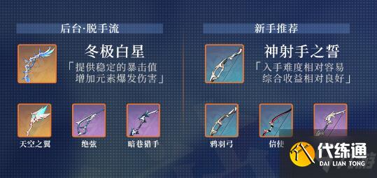 原神甘雨圣遗物怎么搭配 甘雨武器怎么搭配