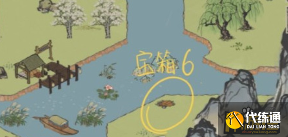 江南百景图松江探险华亭重彩宝箱在哪,江南百景图松江探险华亭重彩宝箱位置一览