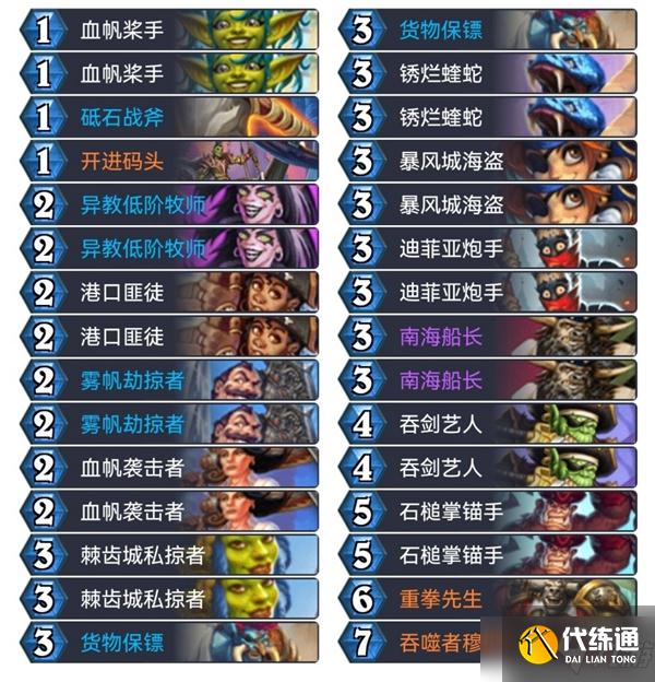 《炉石传说》奥特兰克版本强势上分卡组推荐