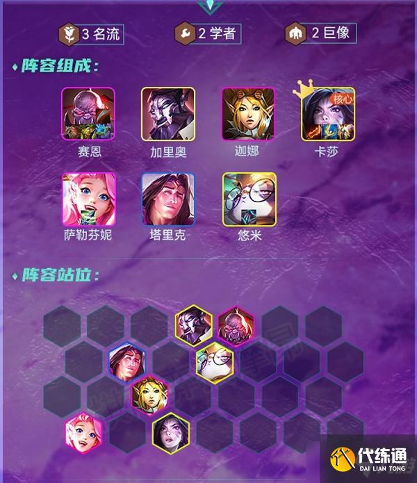 《金铲铲之战》名流卡莎阵容该怎么搭配