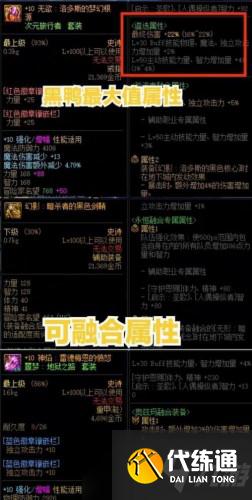 DNF105版本装备融合玩法介绍