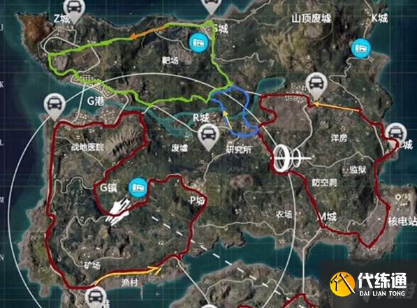 和平精英龙狮迎冰雪小鸡车刷新点分享