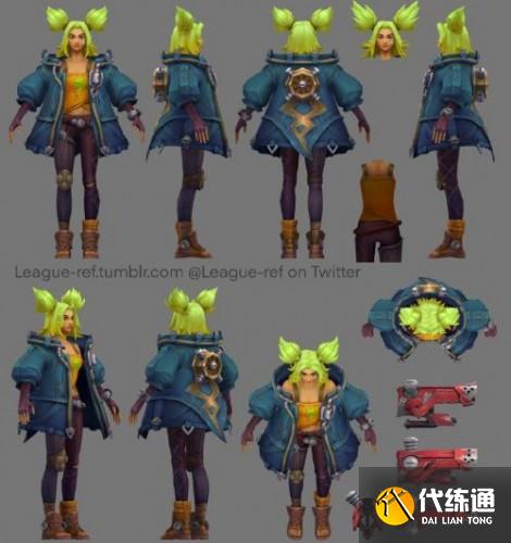 英雄联盟新英雄祖安花火首个皮肤是幽梦玫瑰