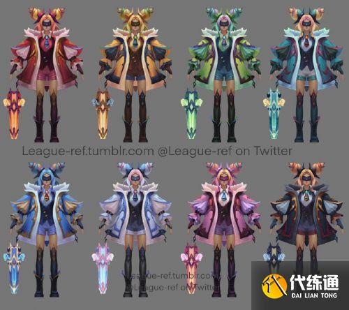 英雄联盟新英雄祖安花火首个皮肤是幽梦玫瑰