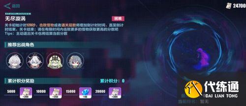 崩坏3无尽漩涡攻略 边际空间无尽漩涡高分打法推荐