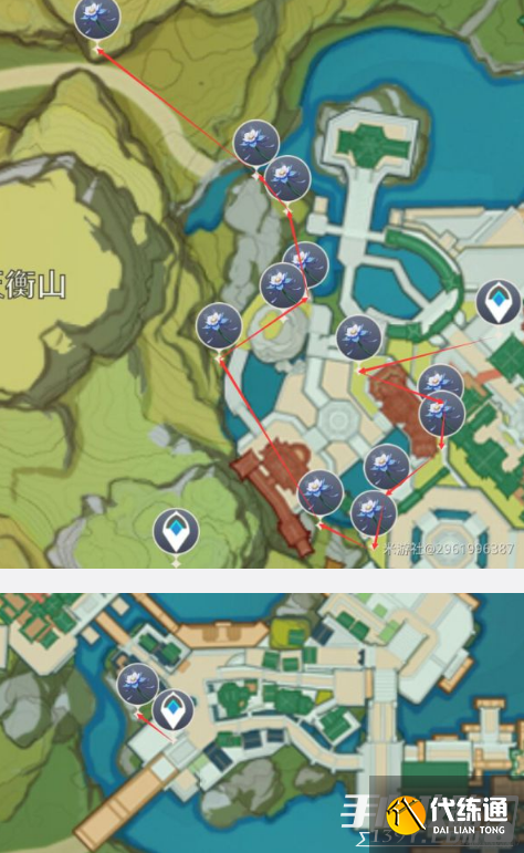 《原神》琉璃百合采集路线图一览