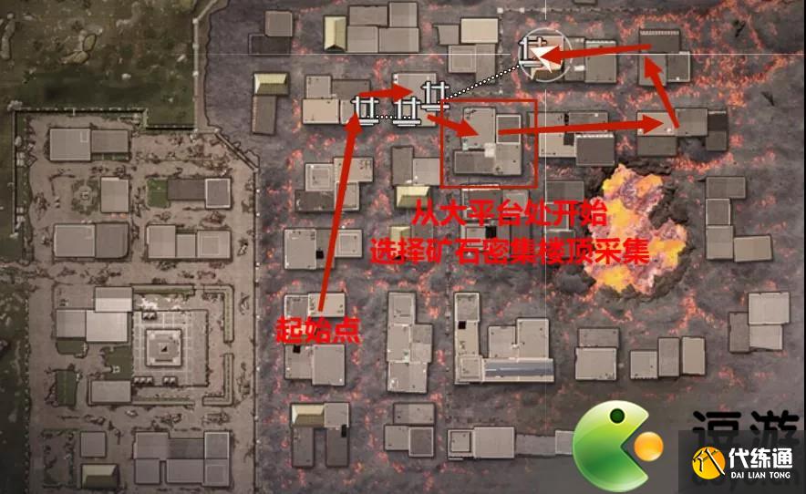 明日之后火山灰采集路线推荐