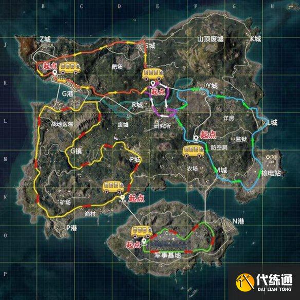 《和平精英》龙狮巴士路线分享 和平精英龙狮巴士在哪