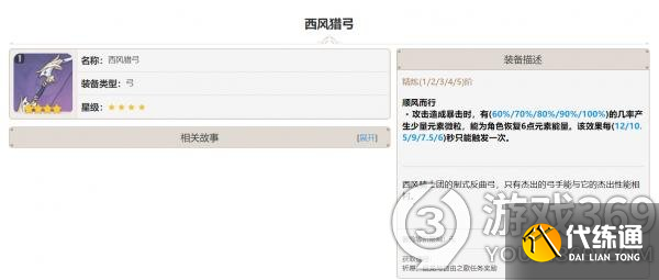 原神西风猎弓突破材料是什么 原神西风猎弓突破材料一览