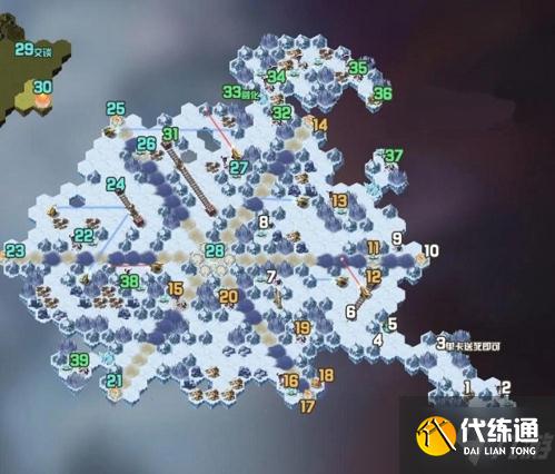 剑与远征冻原冒险怎么过?通关路线图分享