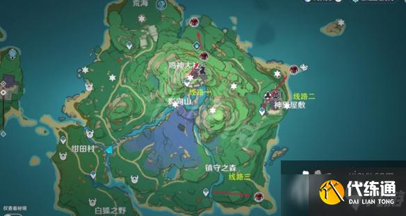 《原神》野伏众位置在哪里？野伏众分布地图路线分享
