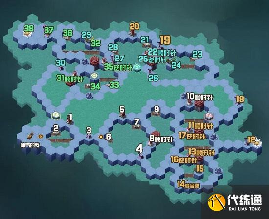 剑与远征干涸漠土攻略路线图