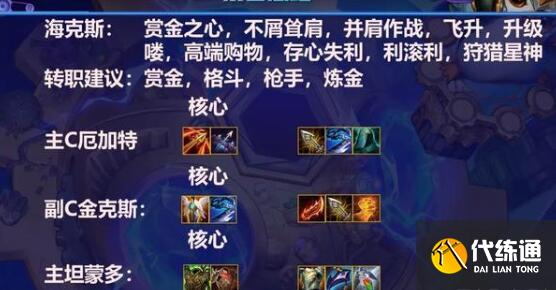 云顶之弈s6.5抢卡流阵容搭配攻略