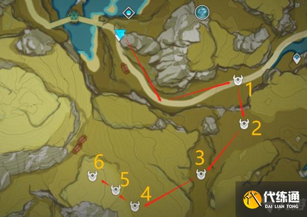 原神盗宝鼬绝云间刷新位置介绍