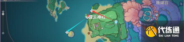 《原神》八重神子突破材料海灵芝采集路线