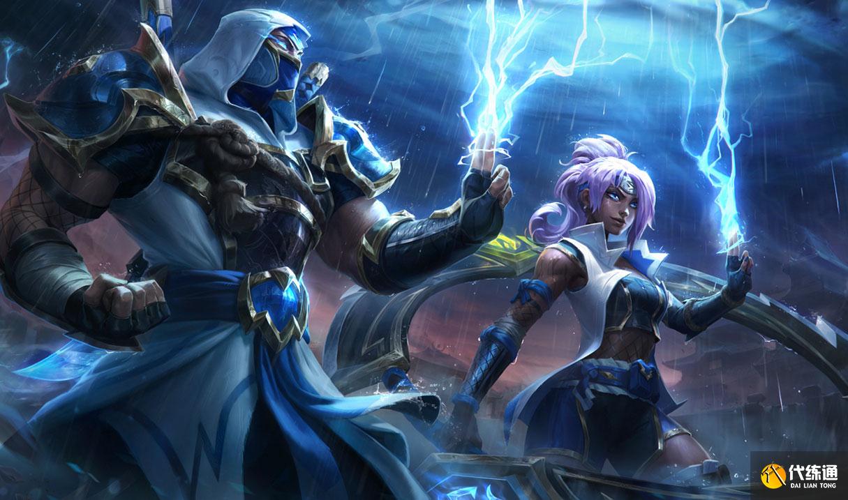 英雄联盟12.4冲击之刃新皮肤炫彩 烈娜塔野火帮艾克上线