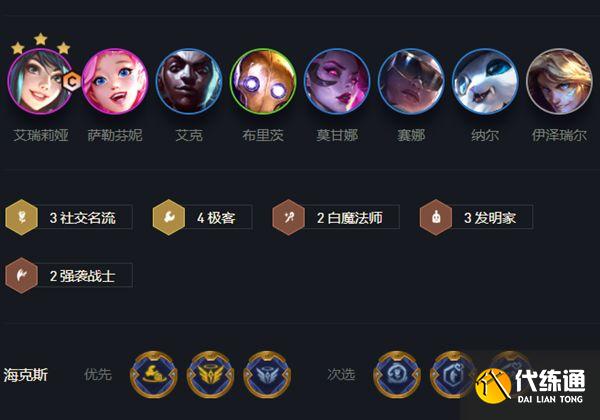 云顶之弈s6.5极客名流刀妹阵容