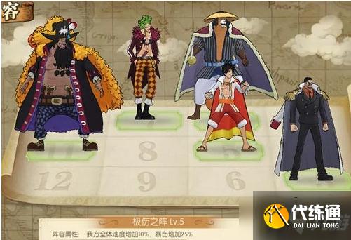 航海王燃烧意志pvp最强阵容怎么搭配-pvp最强阵容搭配攻略