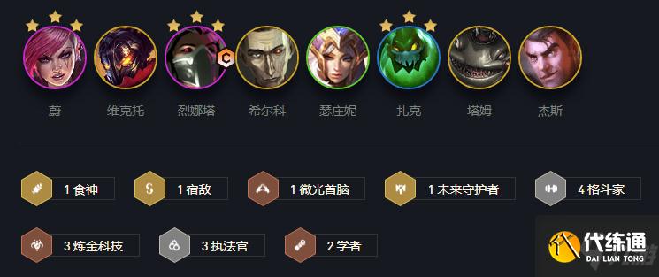 云顶之弈s6.5阵容推荐 毒斗烈娜塔阵容攻略解析