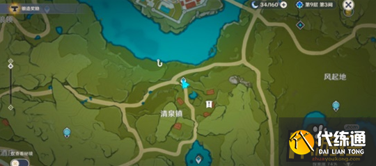 原神清泉之心位置大全1.png