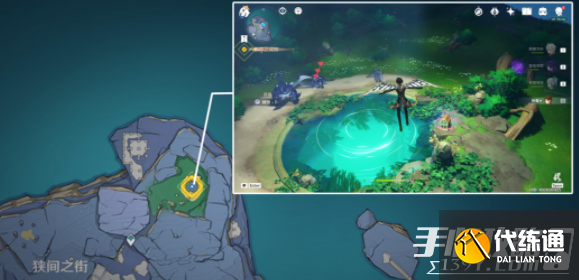 《原神》在常夜时调查池水上去方法介绍