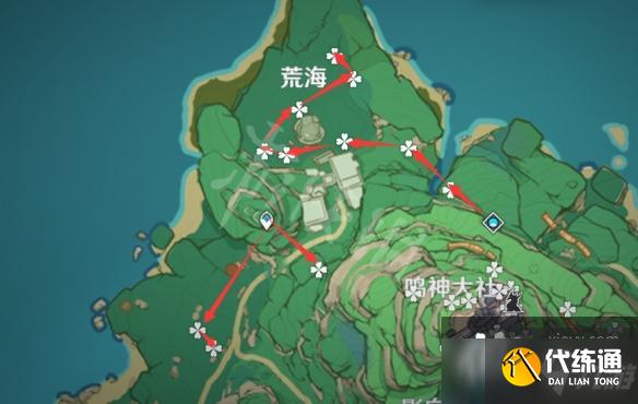 《原神》绯樱绣球哪里采集？绯樱绣球采集路线推荐速参考