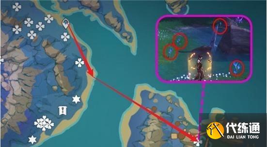 原神天云草实位置分布图最新 天云草实采集路线分享