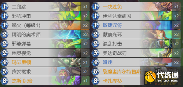 炉石传说奥特兰克的决裂任务瞎怎么组 炉石传说奥特兰克的决裂任务瞎怎么组